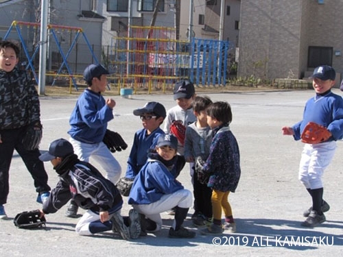 3月野球教室：園児・低学年向け