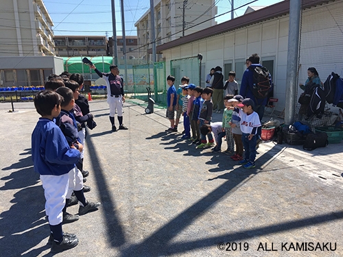 ５月野球教室（園児～新4年生以下向け）