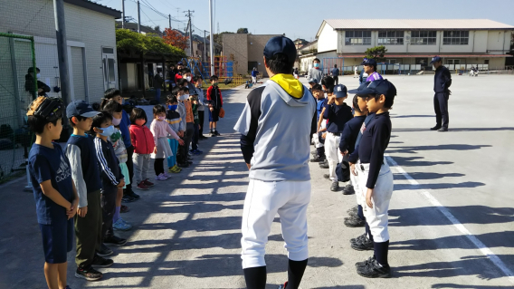 野球教室大盛況！